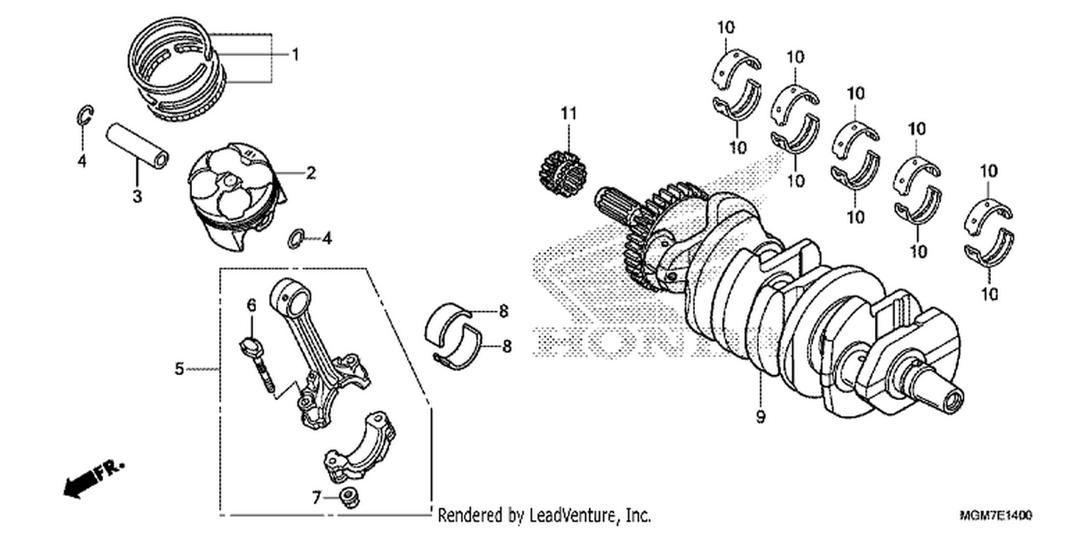 CRANKSHAFT/ PI STON