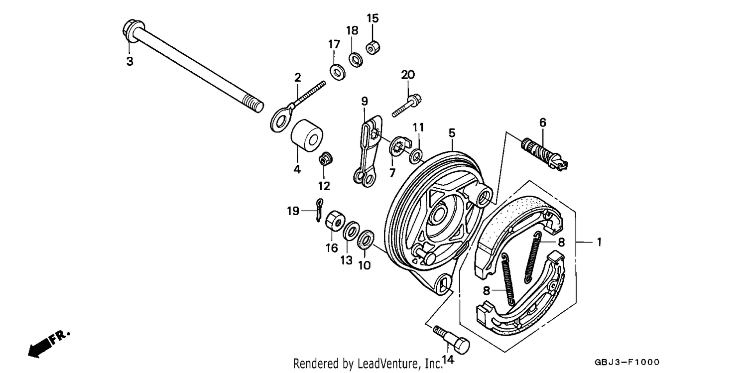 REAR BRAKE PANEL