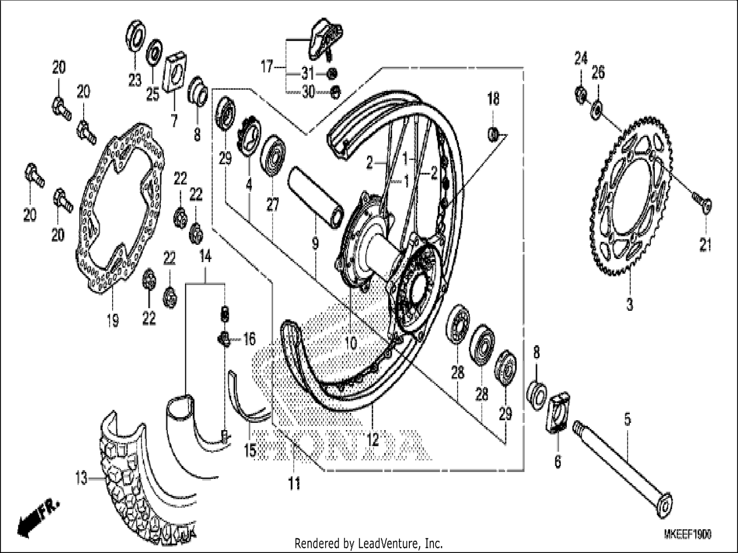  REAR WHEEL