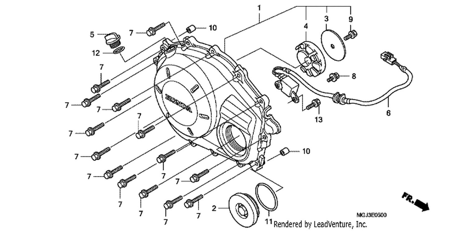  RI GHT CRANKCASE COVER