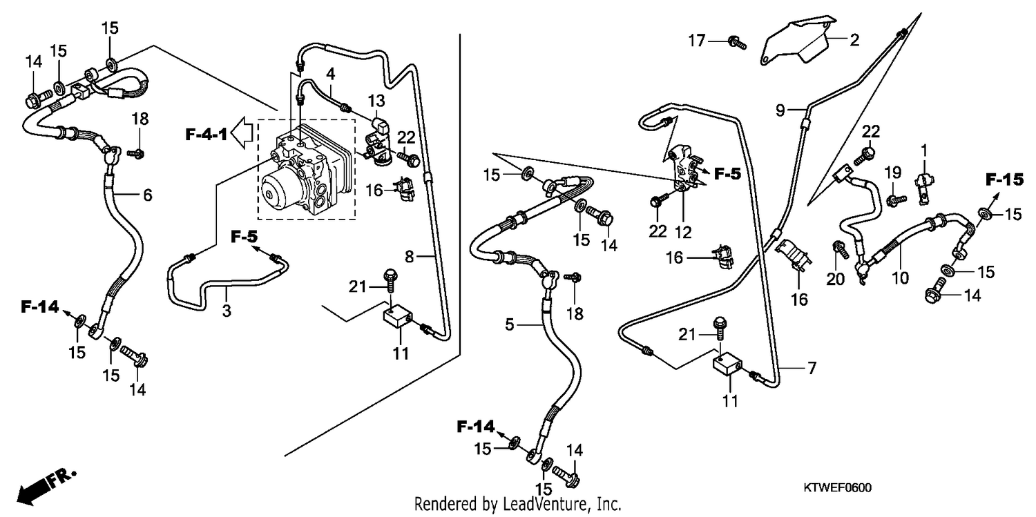 RR. BRAKE HOSE/BRAKE PIPE