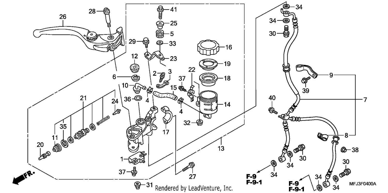 FR. BRAKE MASTER CYLINDER (CBR600RR)