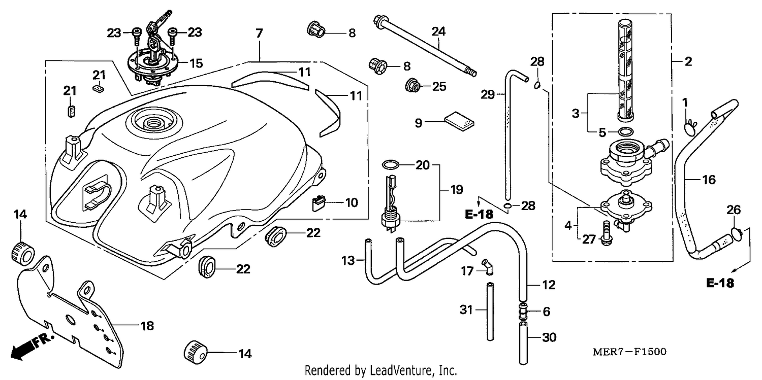 FUEL TANK (CBF600S6/SA6)