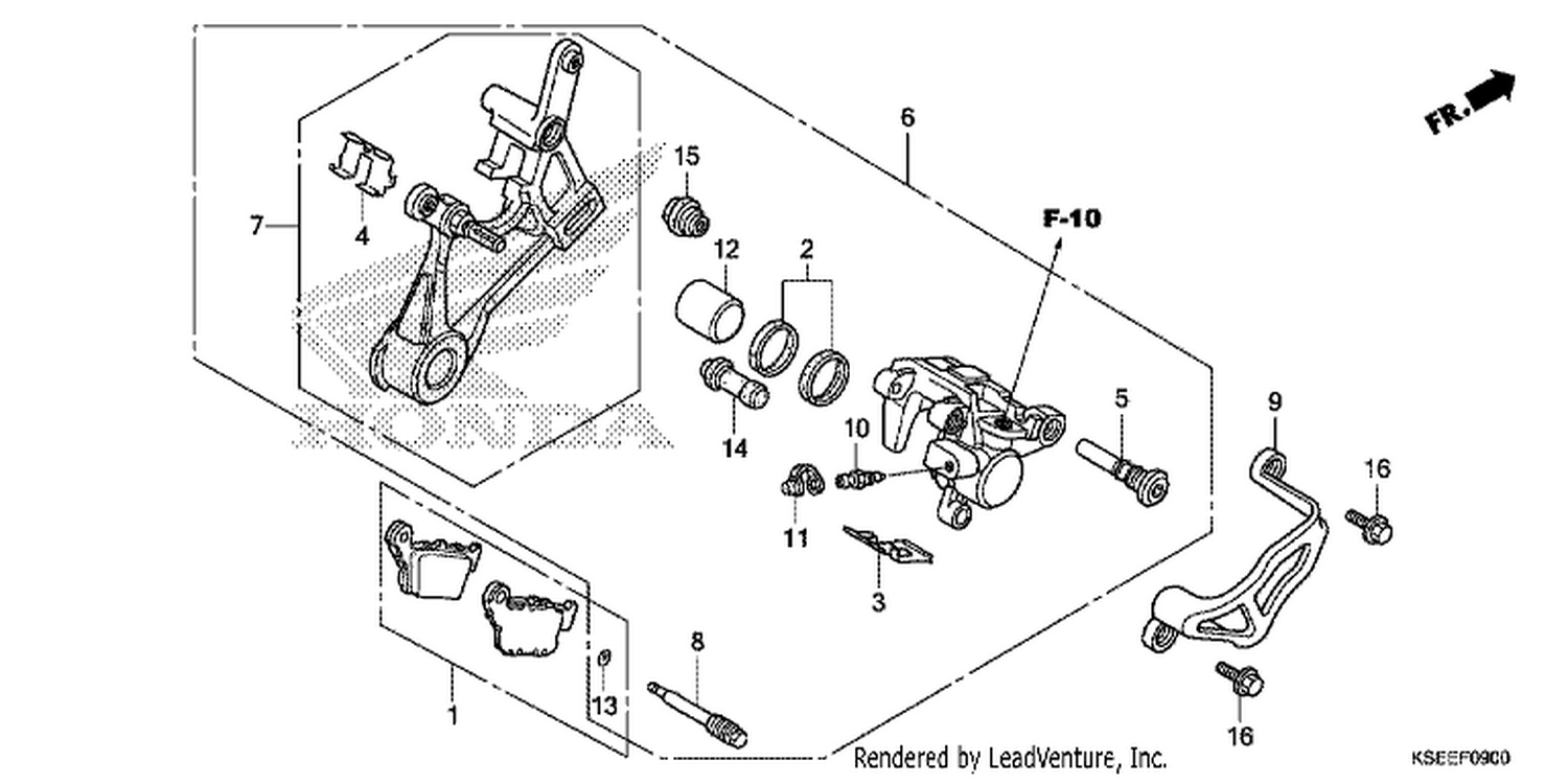  REAR BRAKE CALIPER