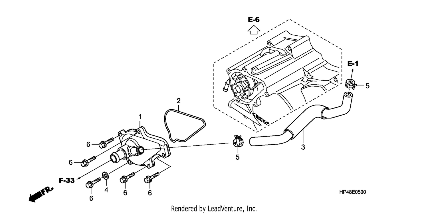 WATER PUMP COVER