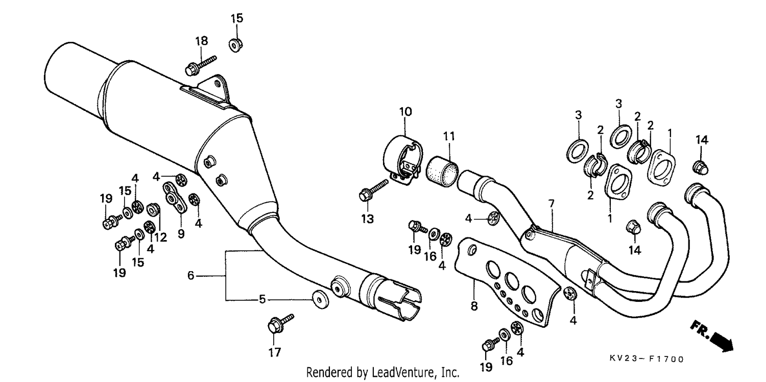 EXHAUST MUFFLER