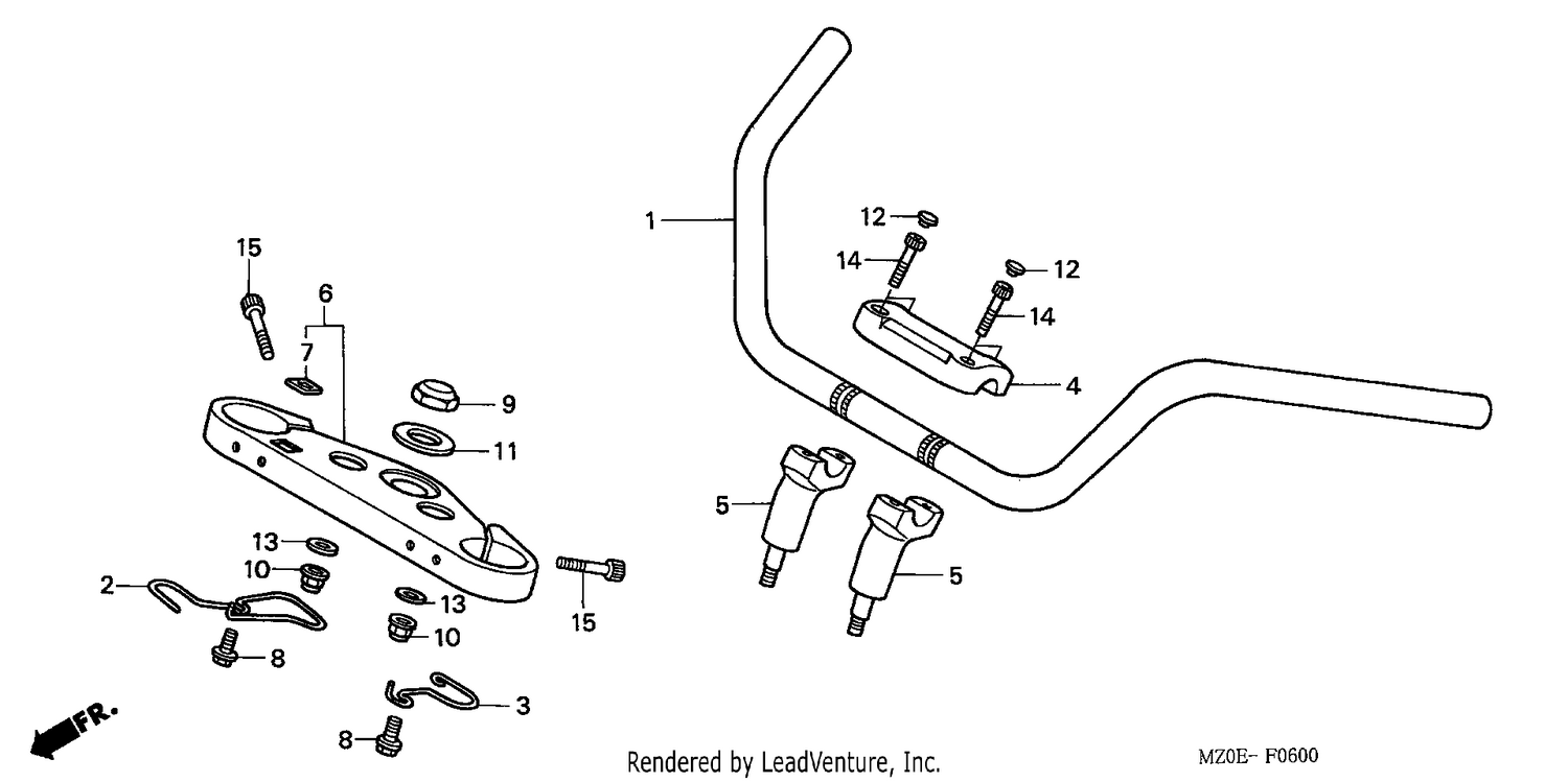 HANDLE PIPE/TOP BRIDGE