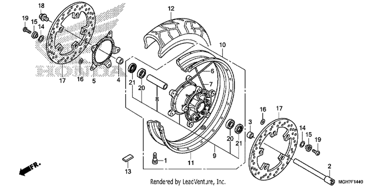  40 FRONT WHEEL