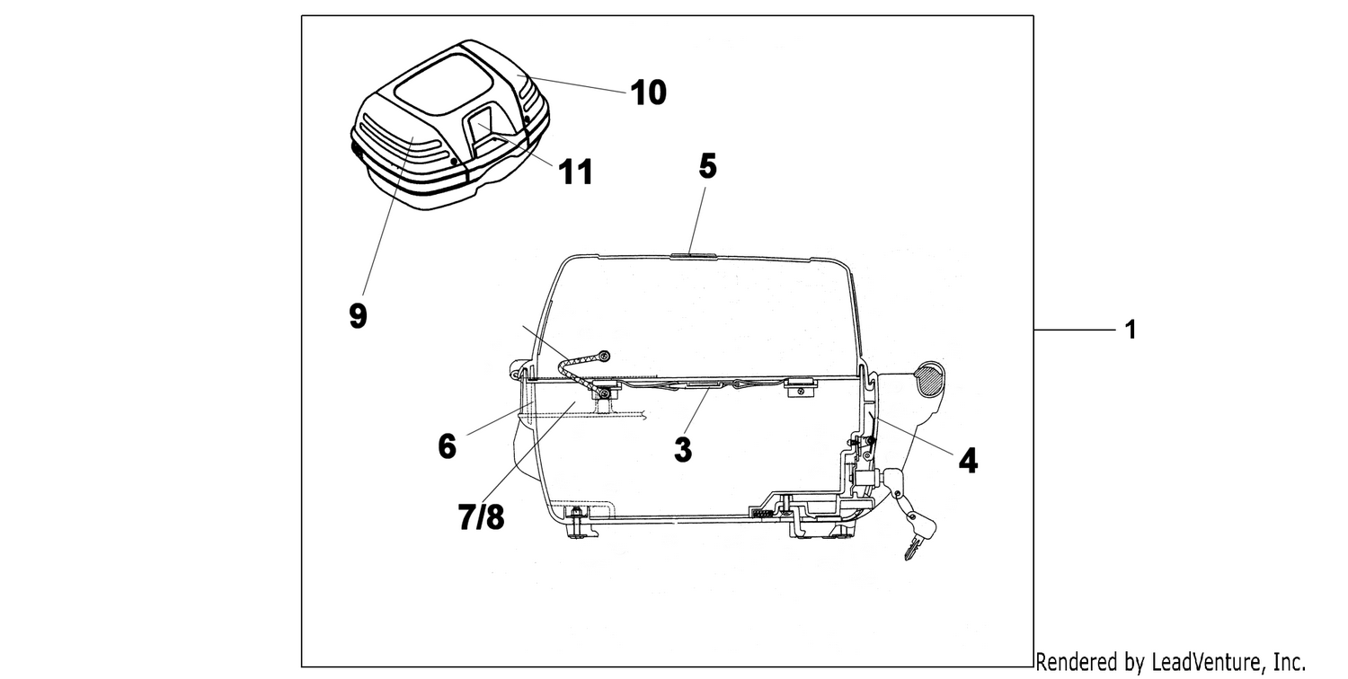 TOP BOX 45L