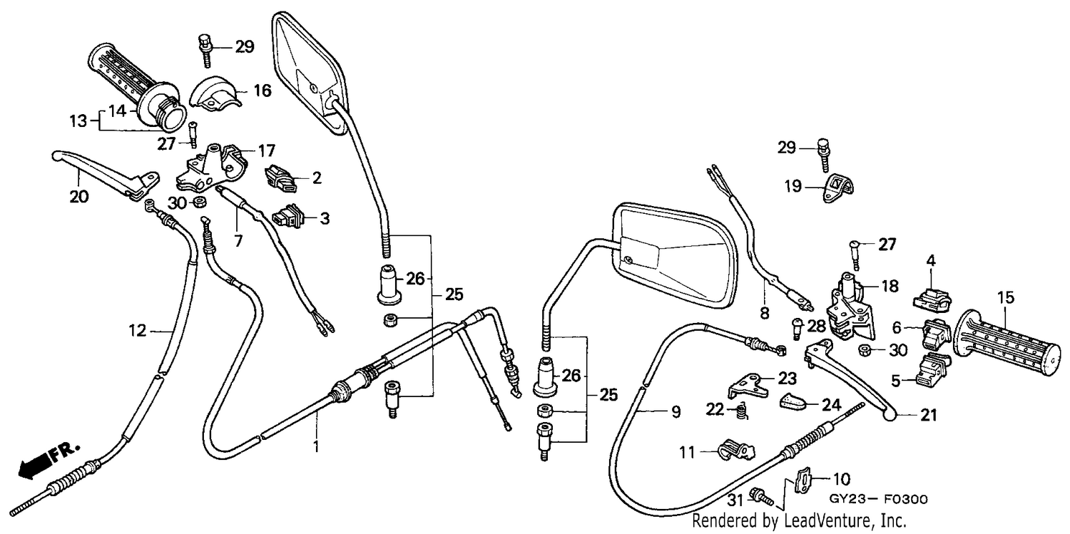 HANDLE LEVER/SWITCH/CABLE