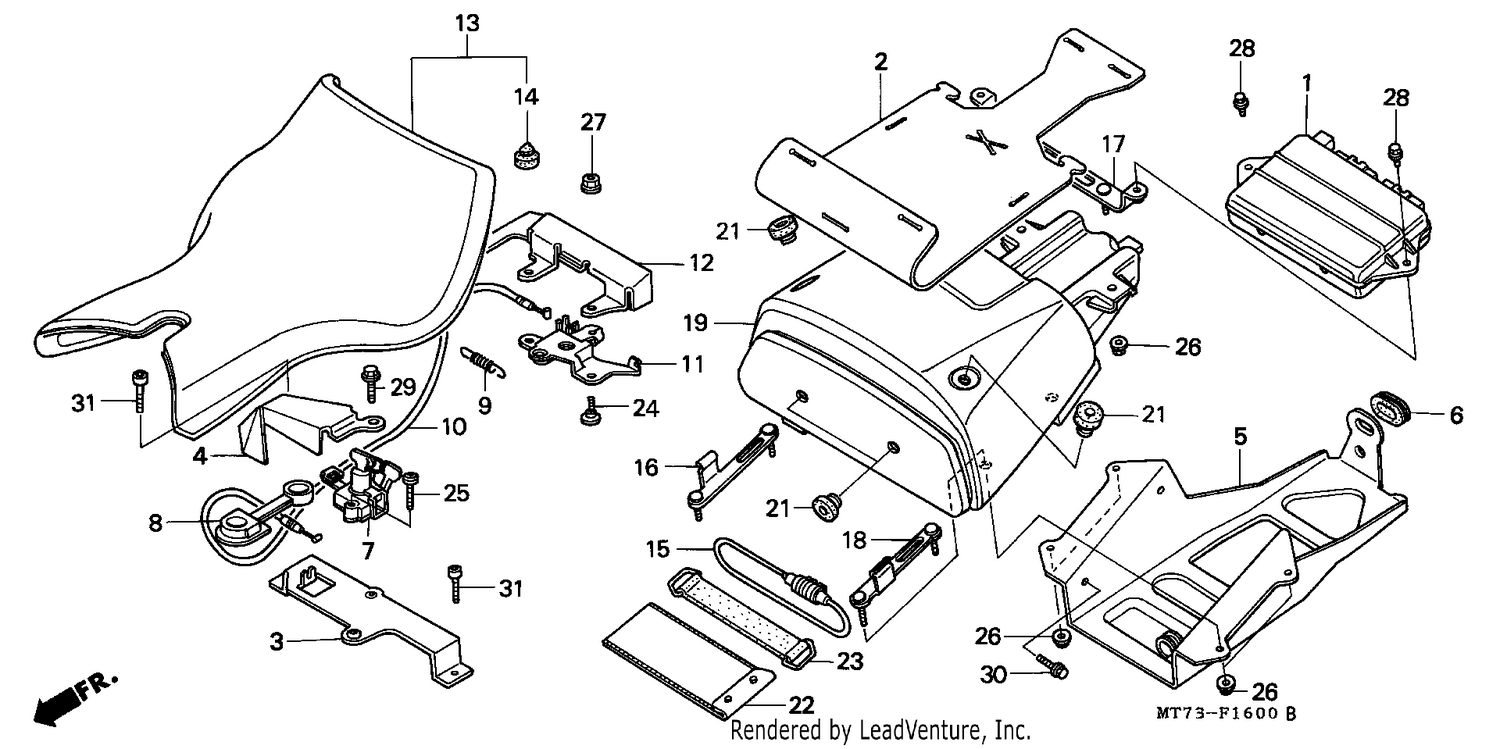 SEAT/TOOL BOX