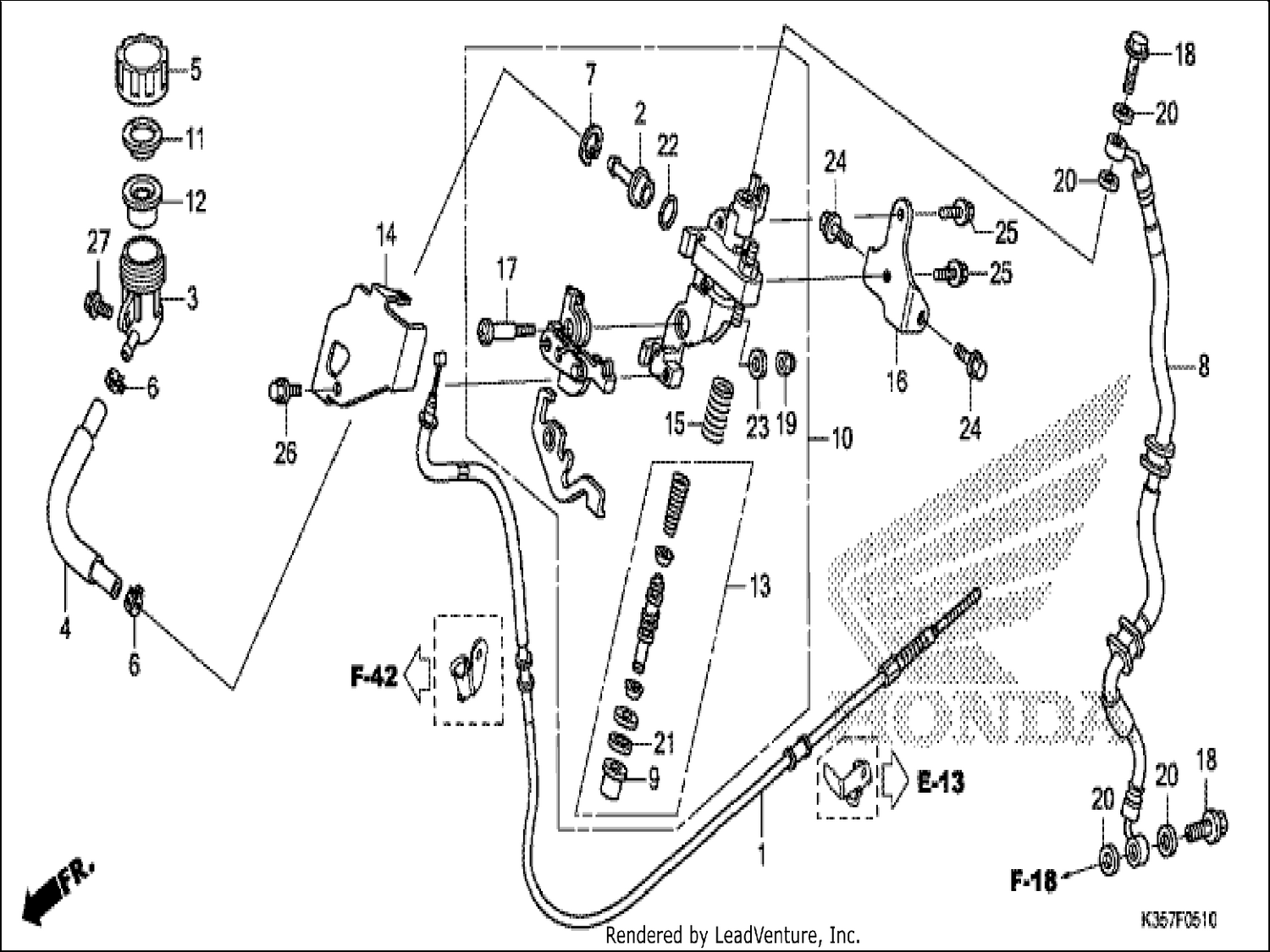  10 BRAKE MASTER CYLINDER