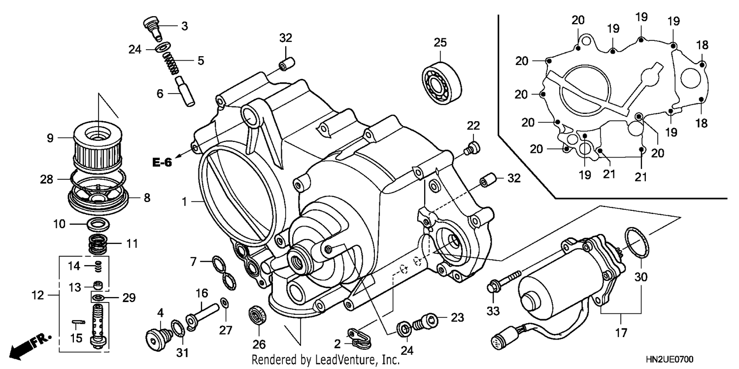 FRONT CRANKCASE COVER