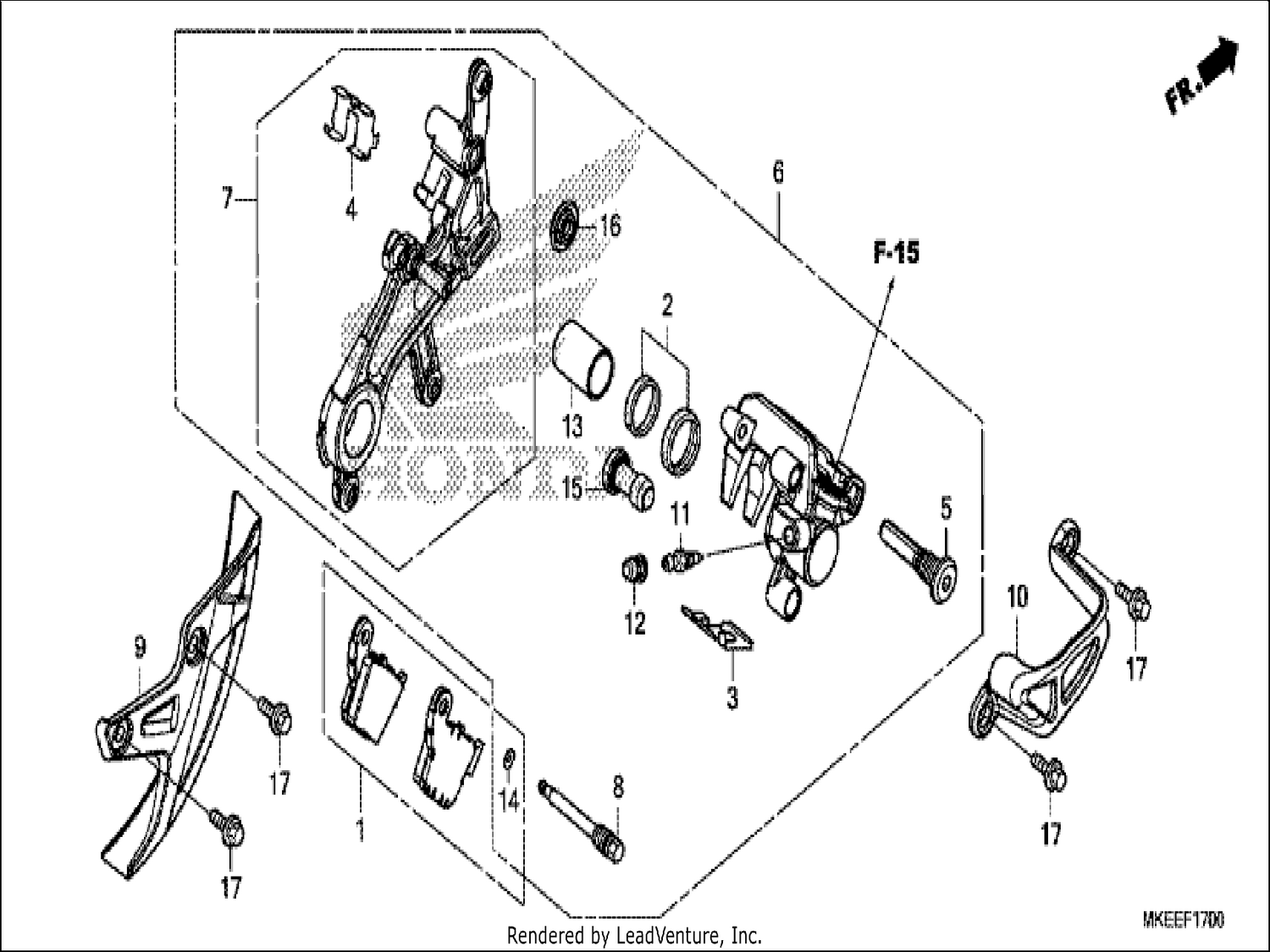  REAR BRAKE CALIPER
