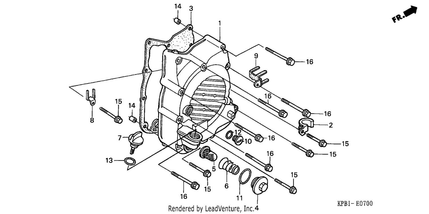 RIGHT CRANKCASE COVER