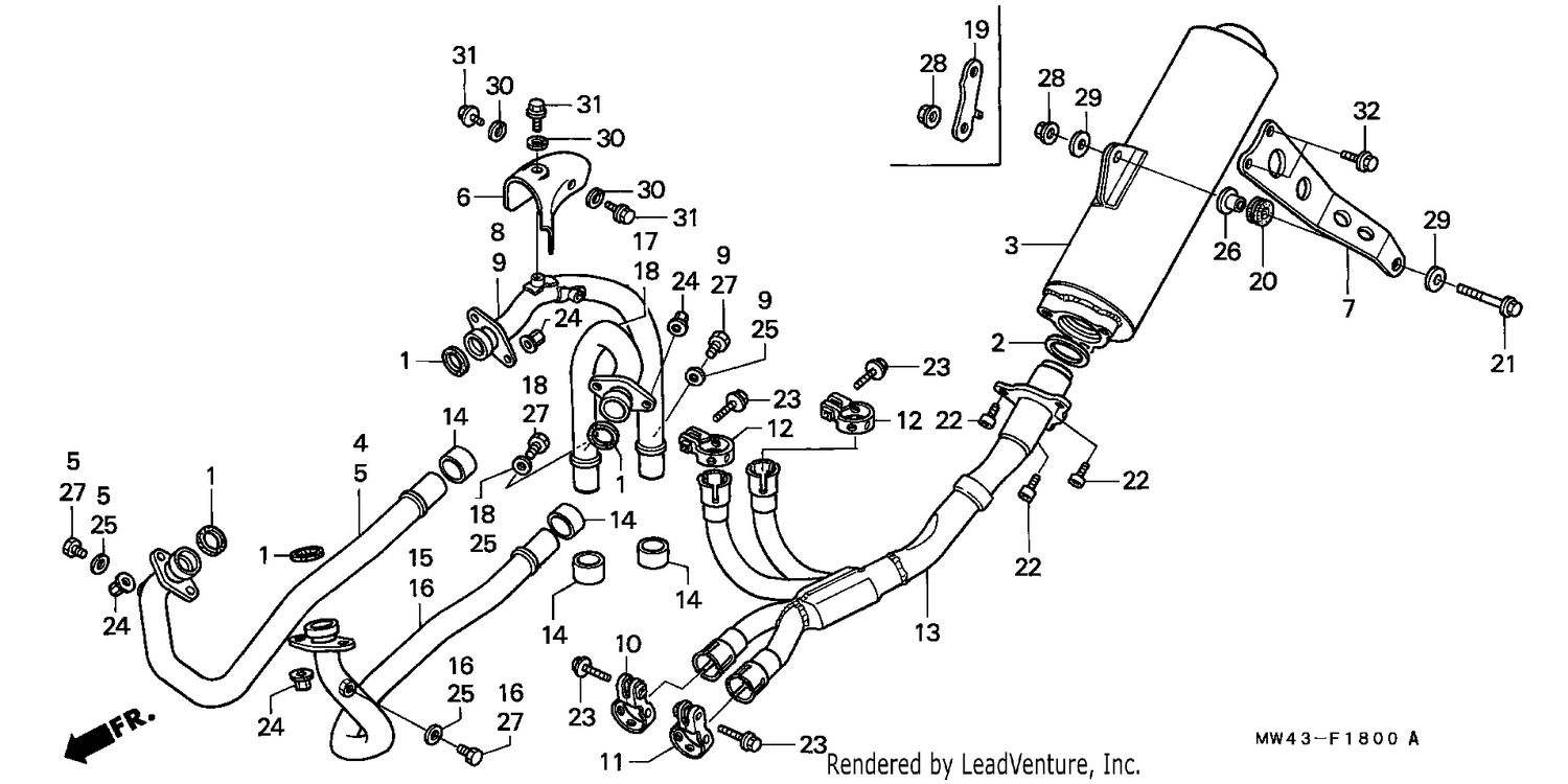 EXHAUST MUFFLER