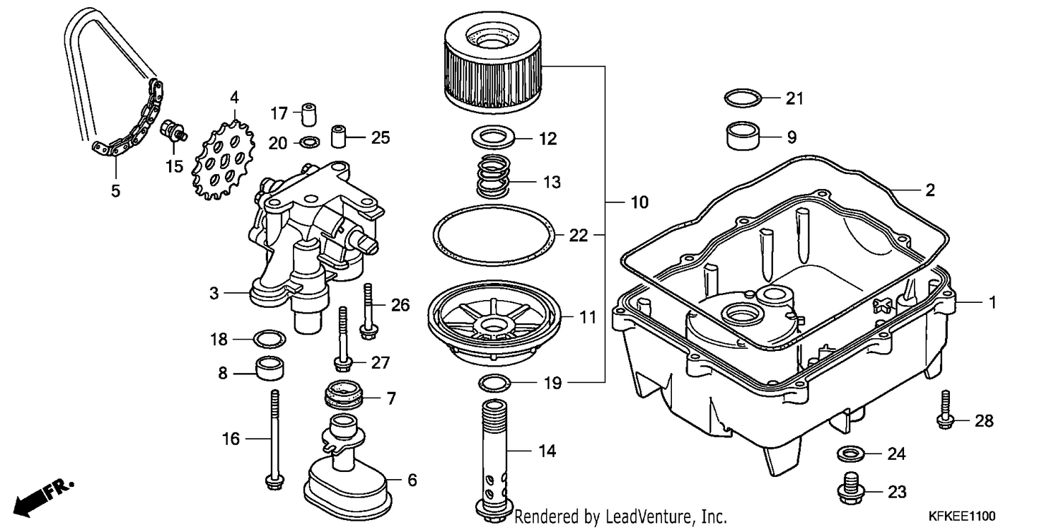 OIL FILTER/OIL PAN/OIL PU MP