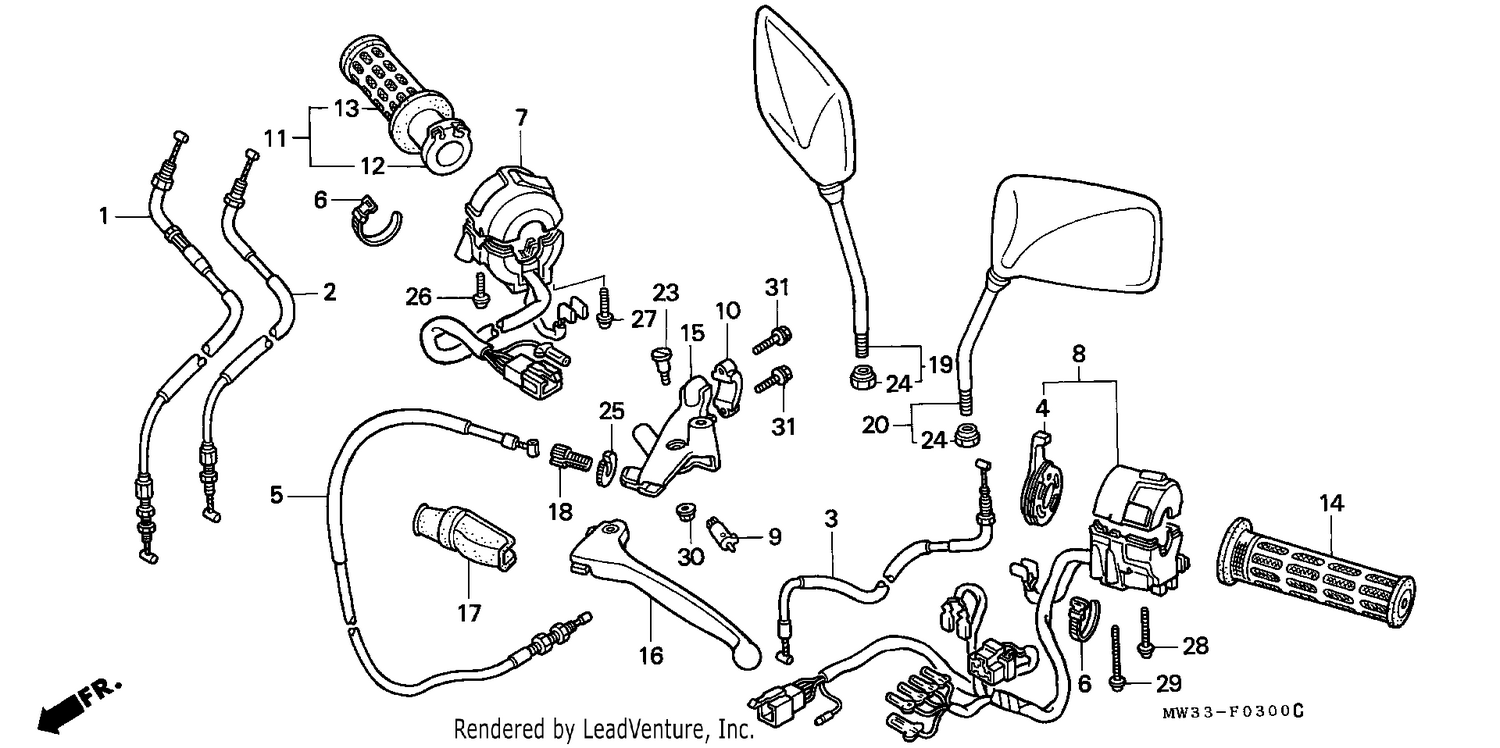 SWITCH/CABLE (CB750)