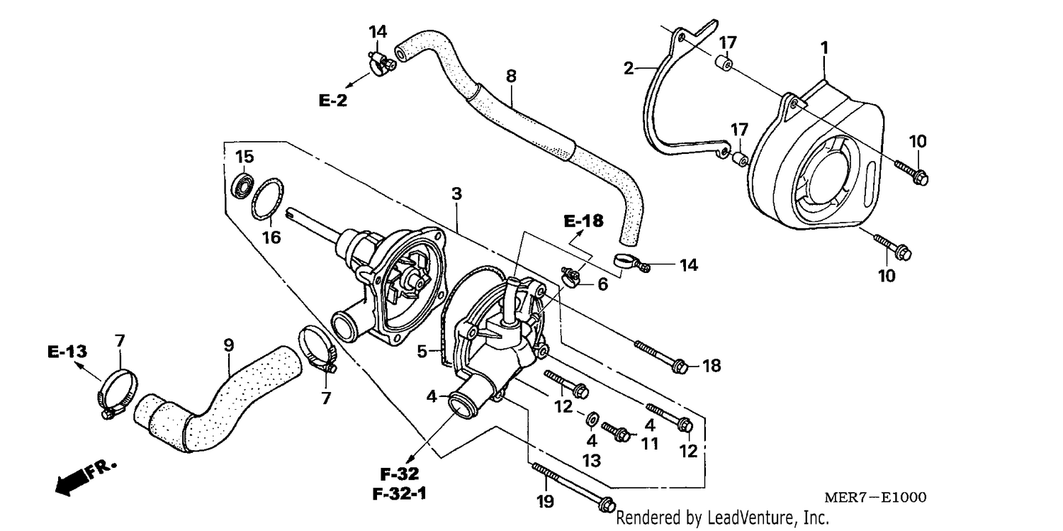 WATER PUMP (CBF600S6/SA6/N6/NA6)