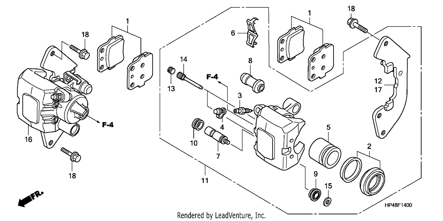 FRONT BRAKE CALIPER