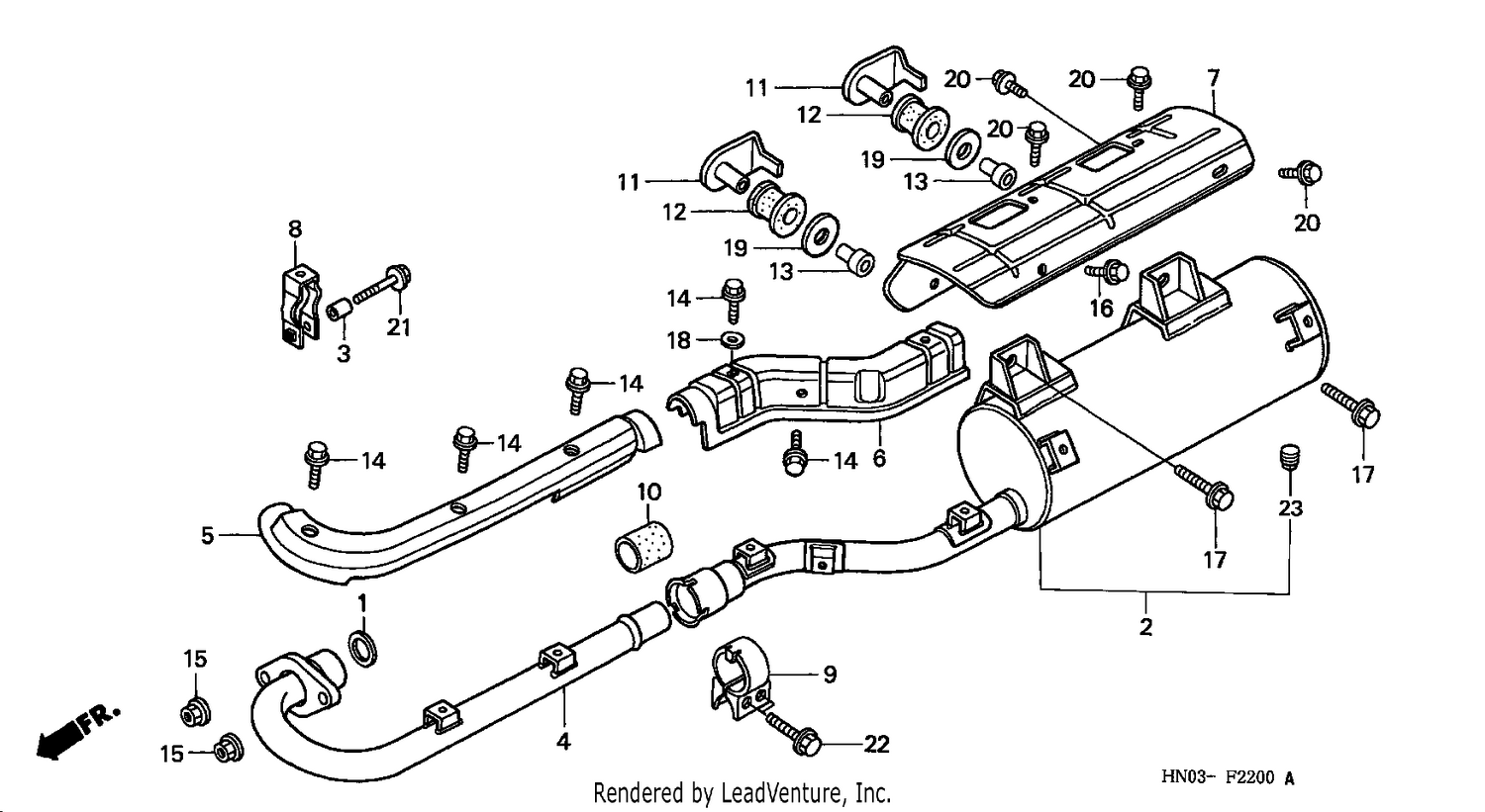 EXHAUST MUFFLER