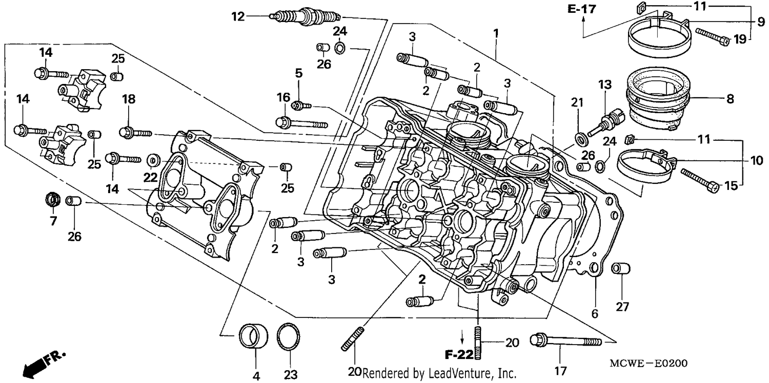 CYLINDER HEAD (FRONT)
