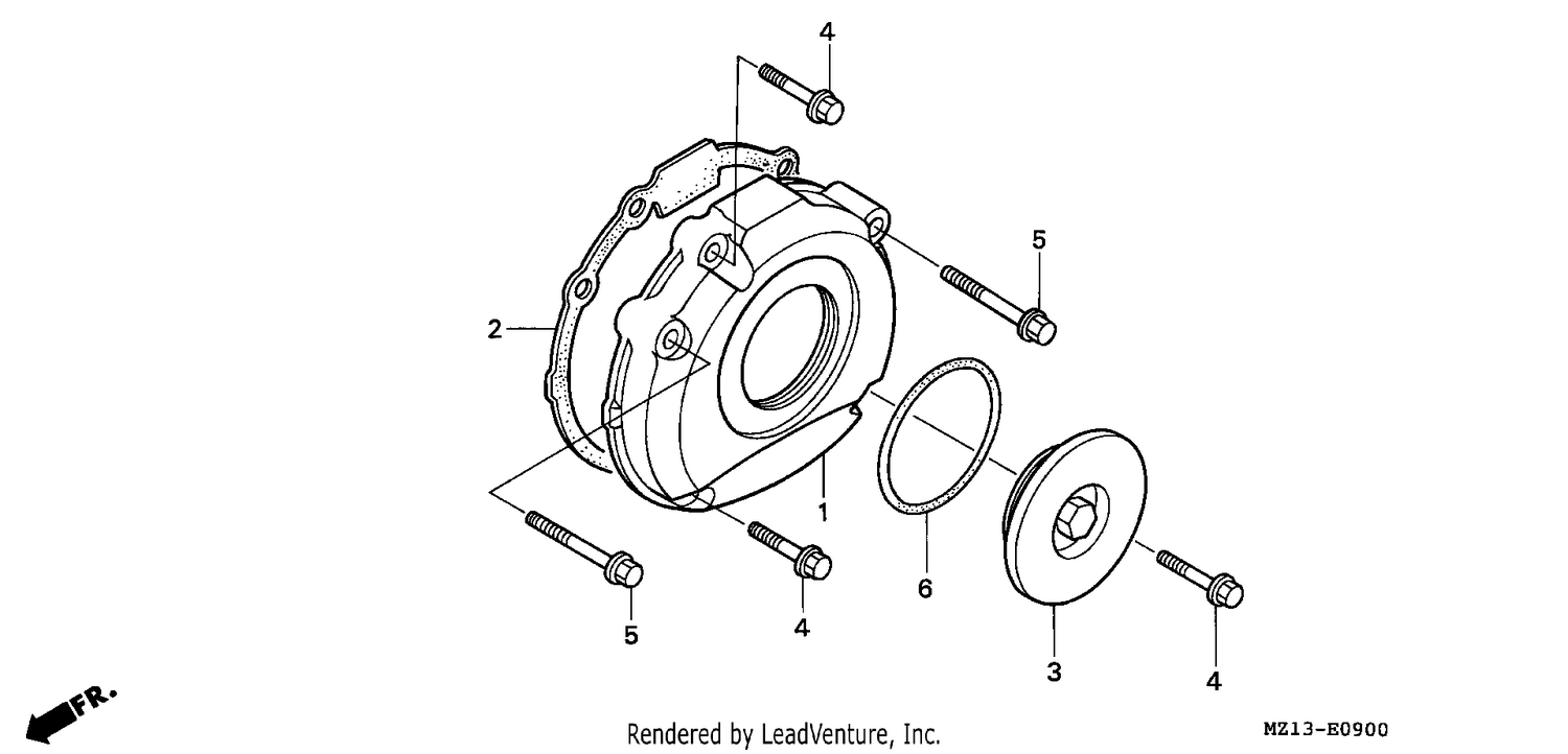 LEFT CRANKCASE COVER