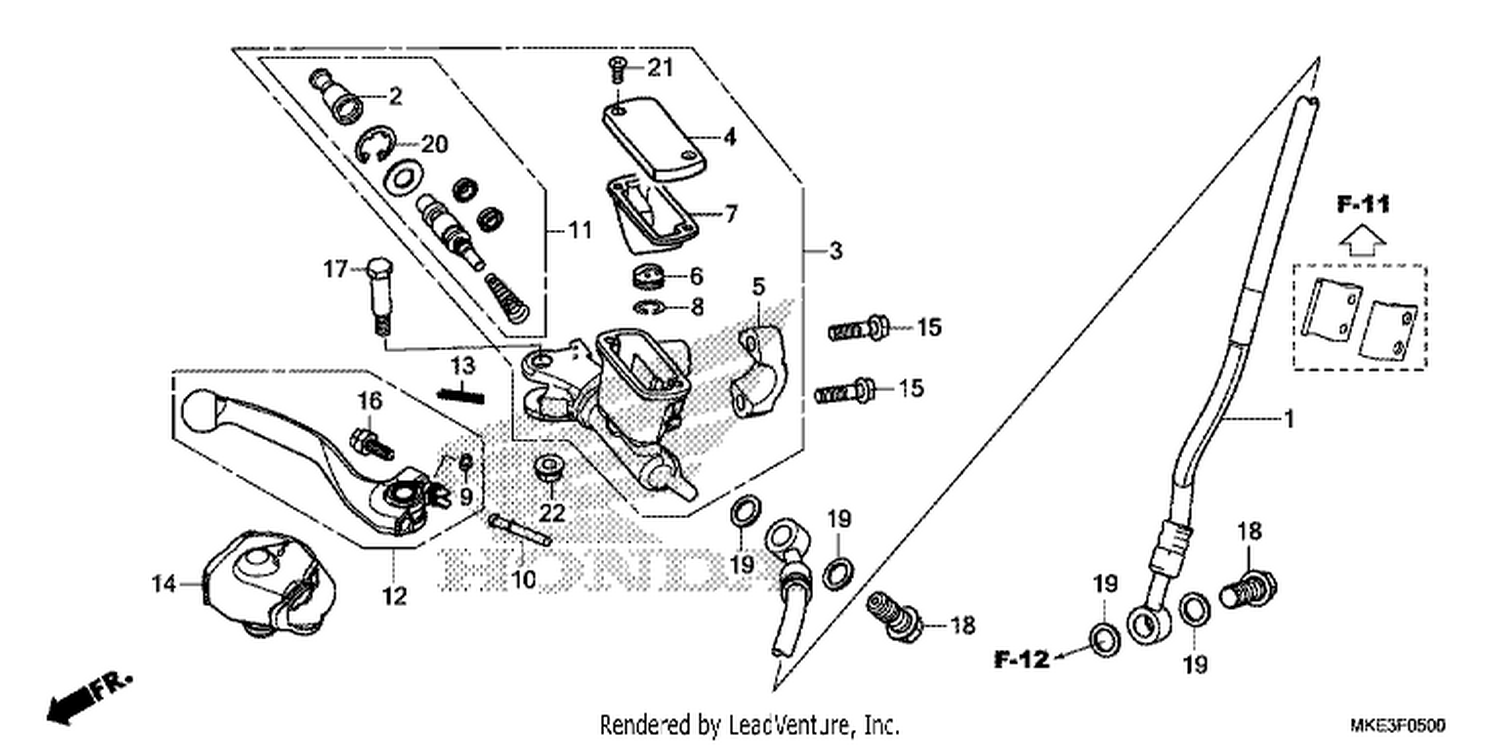  FRONT BRAKE MASTER CYLINDER