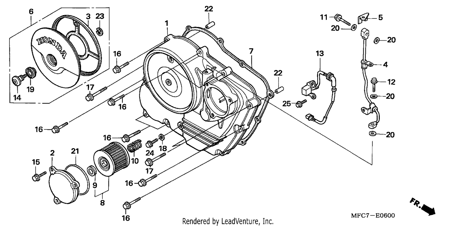 RIGHT CRANKCASE COVER