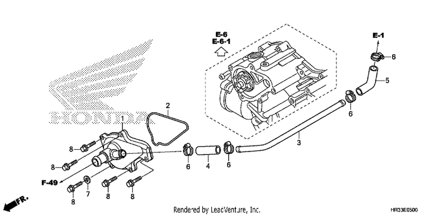  WATER PUMP COVER