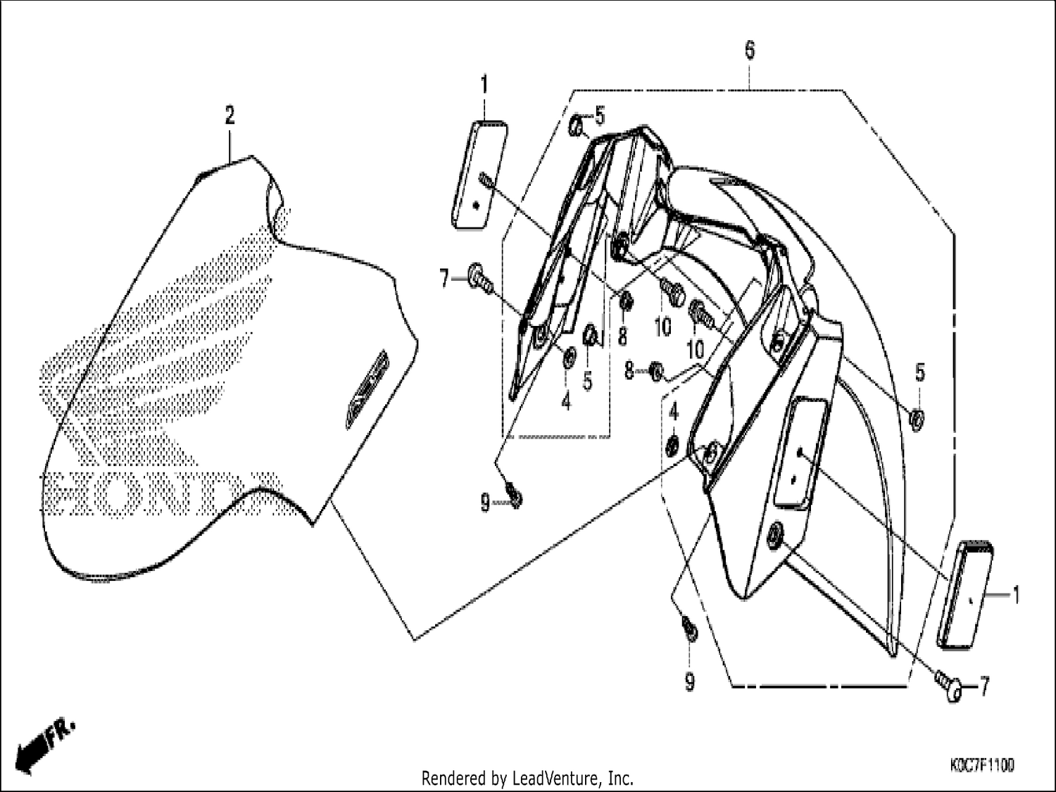  FRONT FENDER