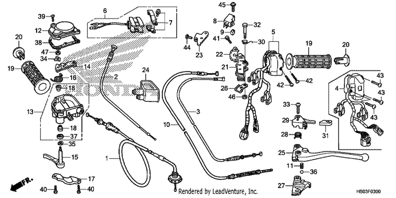 HANDLE LEVER/SWITCH/CABLE