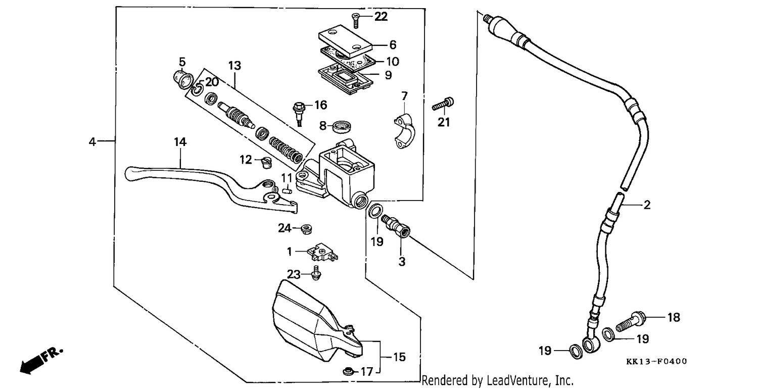 FR. BRAKE MASTER CYLINDER (1)