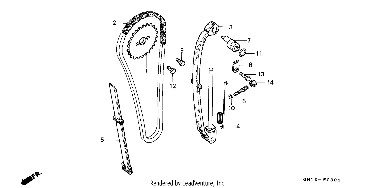 CAM CHAIN/TENSIONER