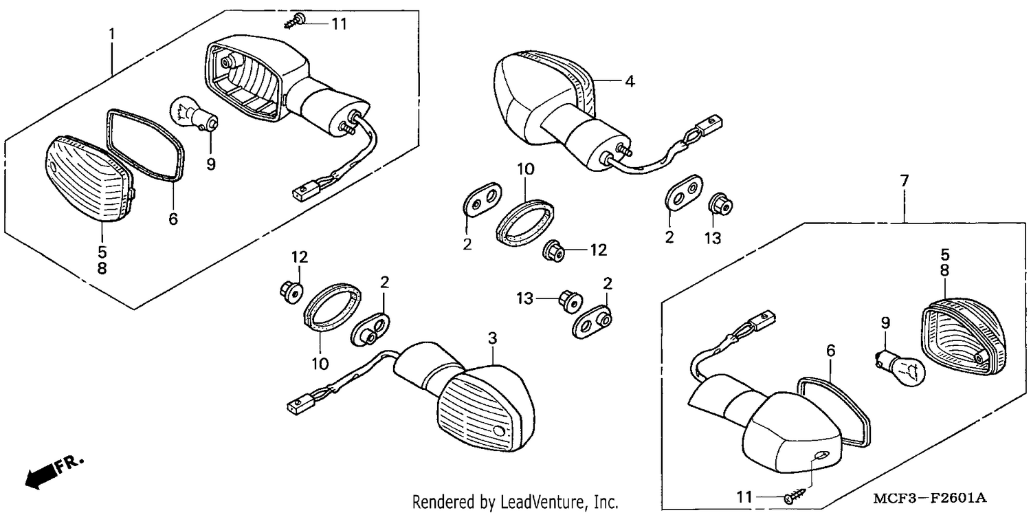 WINKER (VTR1000SP2/3-E/ED /F/U) (VTR1000SP4/5/6)