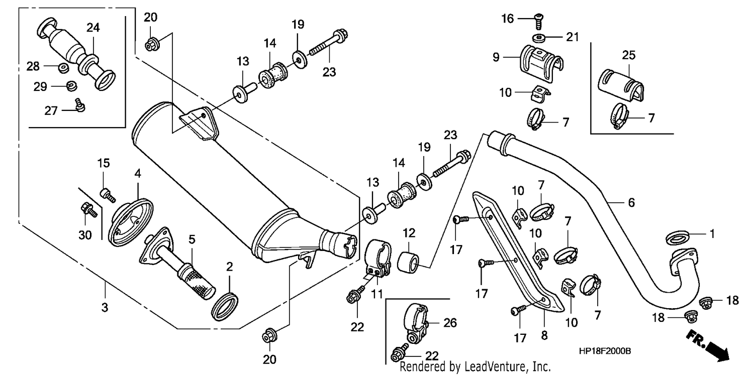 EXHAUST MUFFLER
