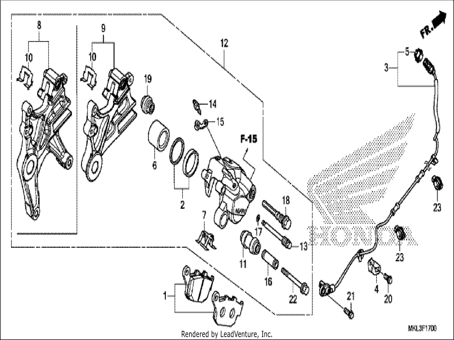  REAR BRAKE CALIPER