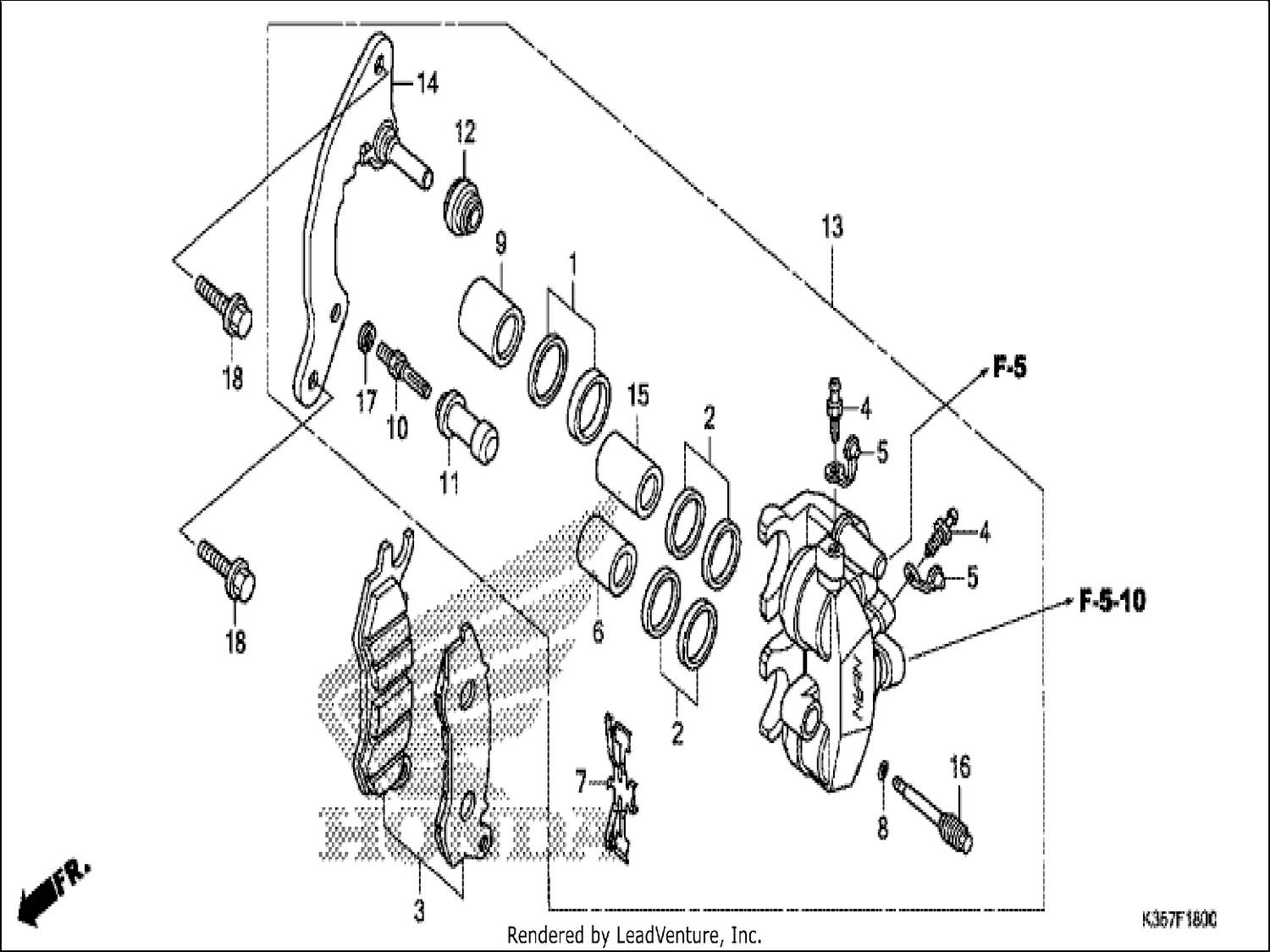  FRONT BRAKE CALIPER