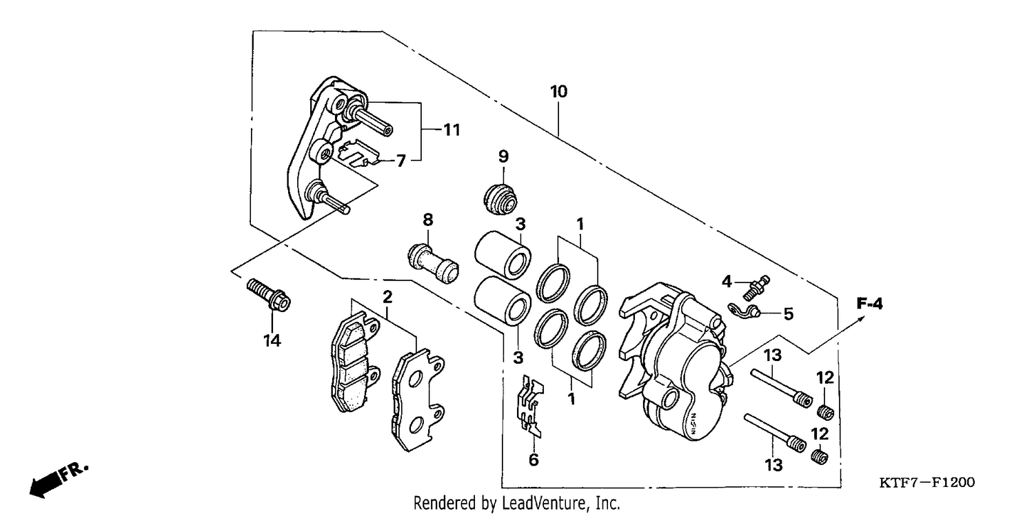 FRONT BRAKE CALIPER