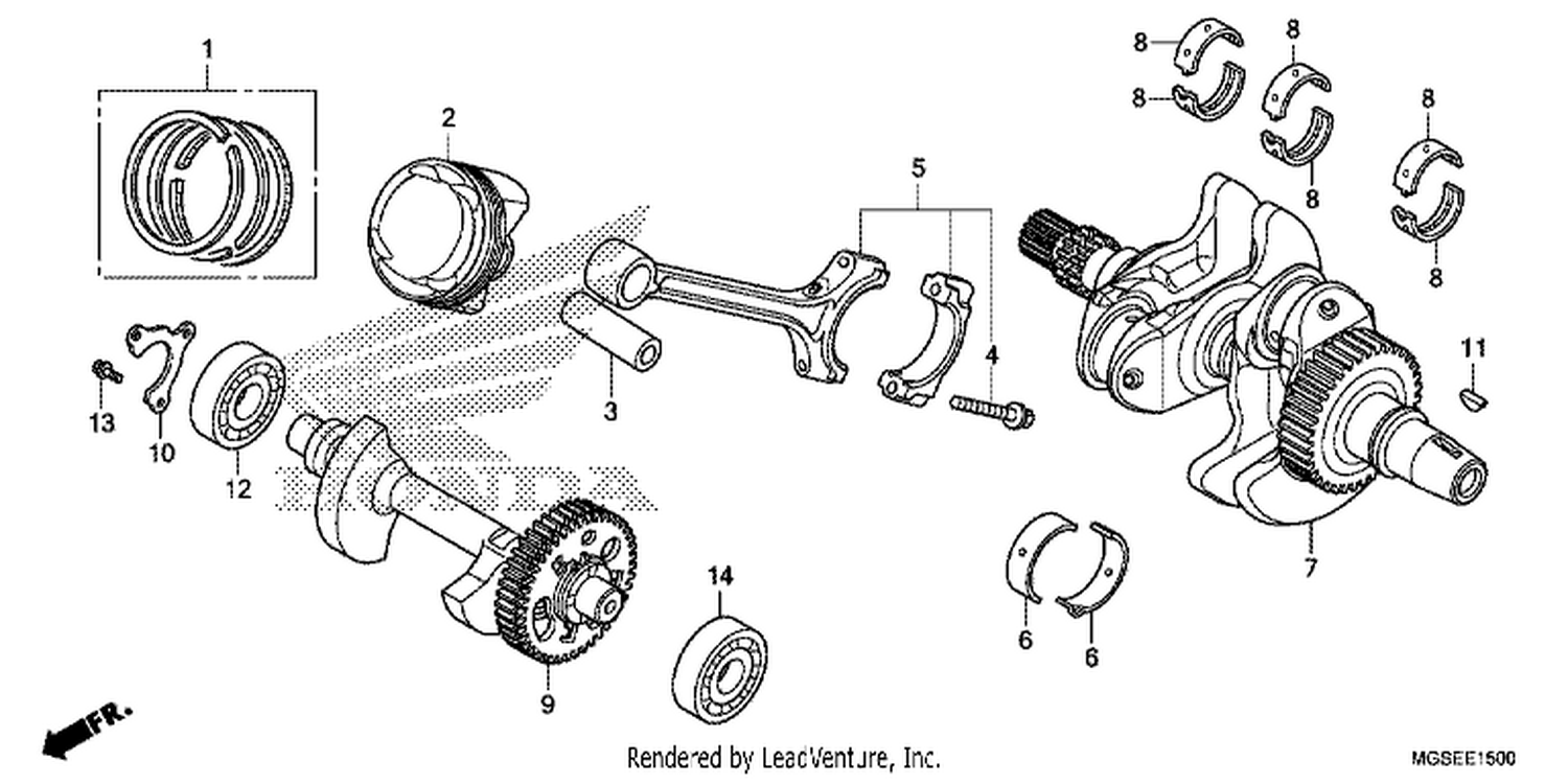  CRANKSHAFT/ PI STON