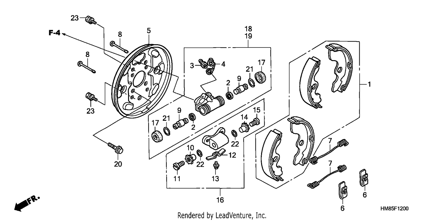 FRONT BRAKE PANEL