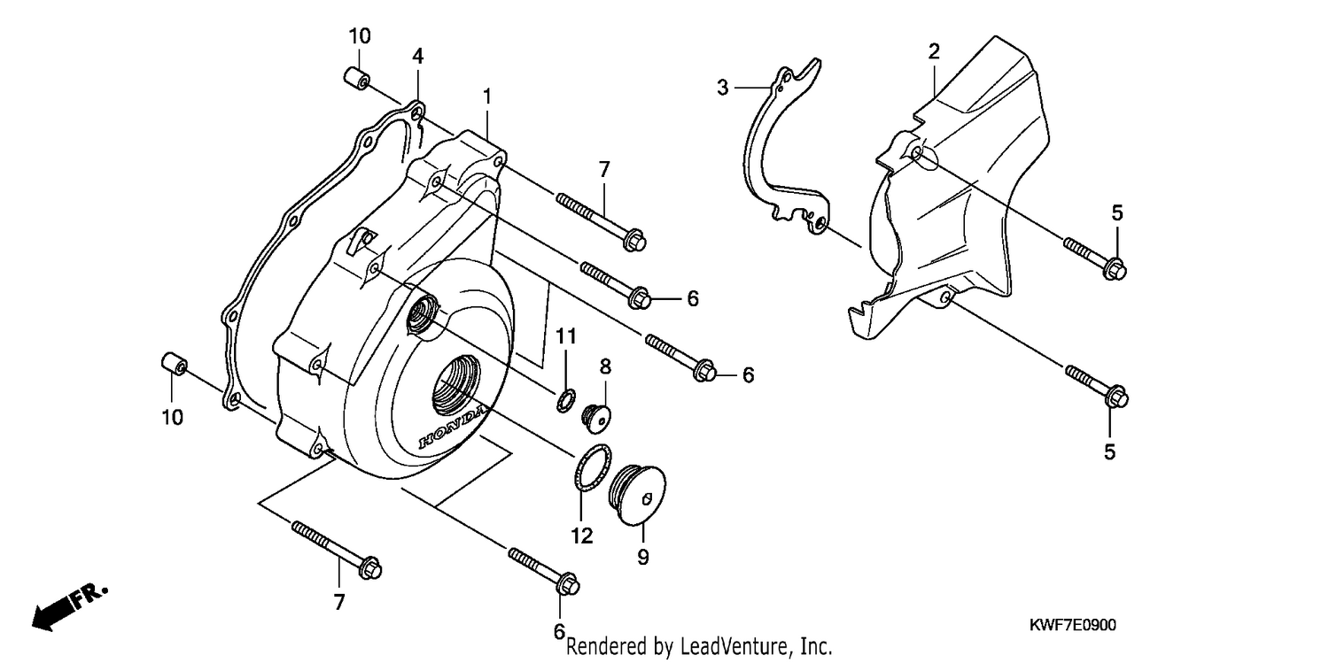 LEFT CRANKCASE COVER
