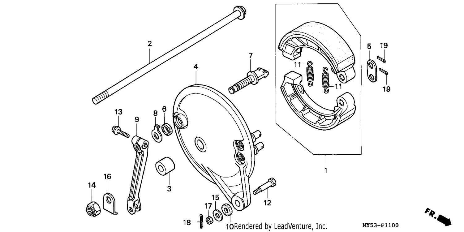 REAR BRAKE PANEL