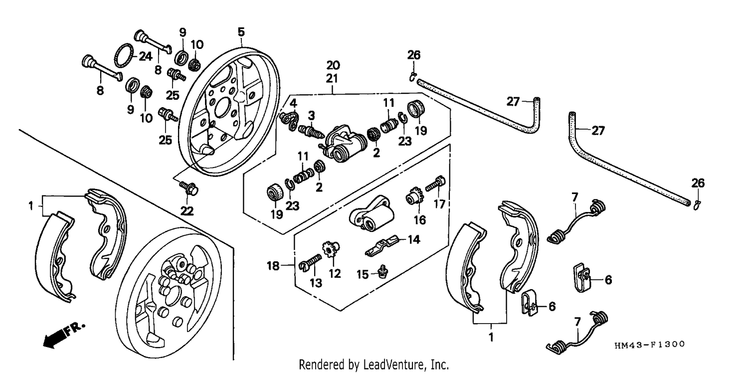 FRONT BRAKE PANEL