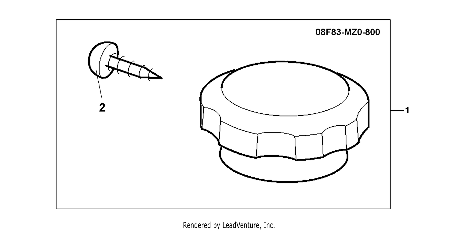 CHRM RADIATOR CAP