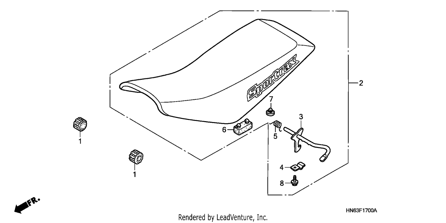 SEAT (TRX250EX1/2/3/4/5)