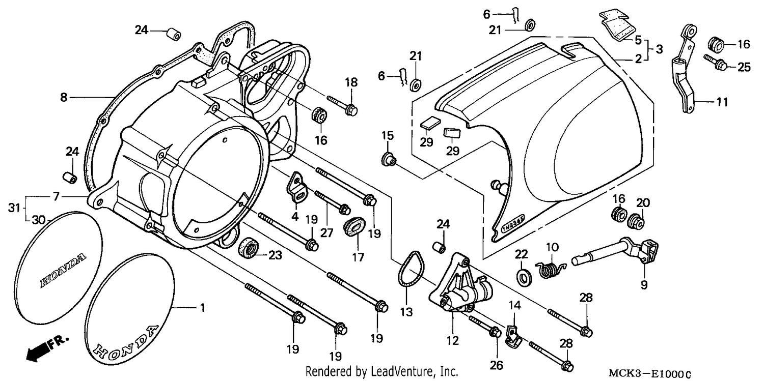 LEFT CRANKCASE COVER