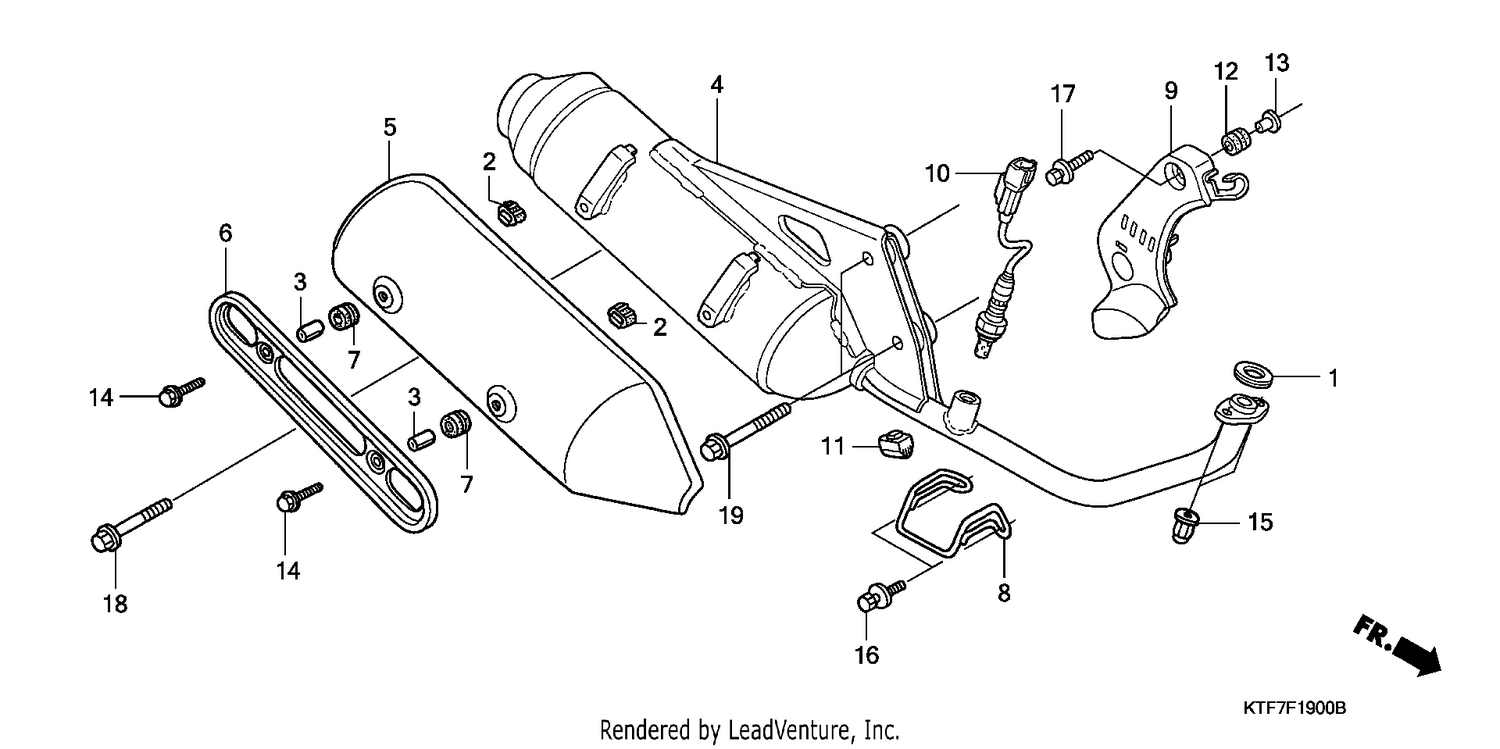 EXHAUST MUFFLER