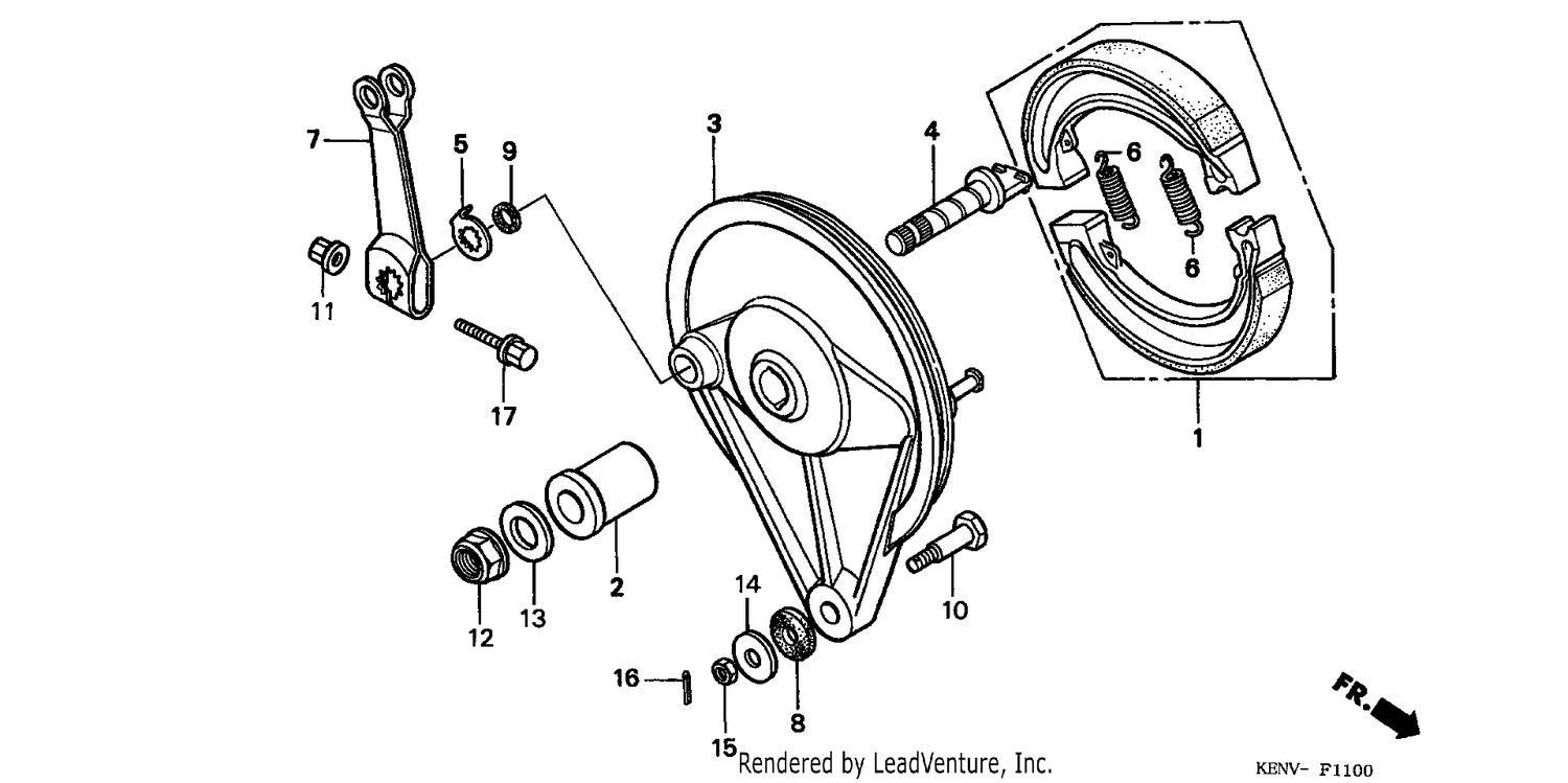 REAR BRAKE PANEL