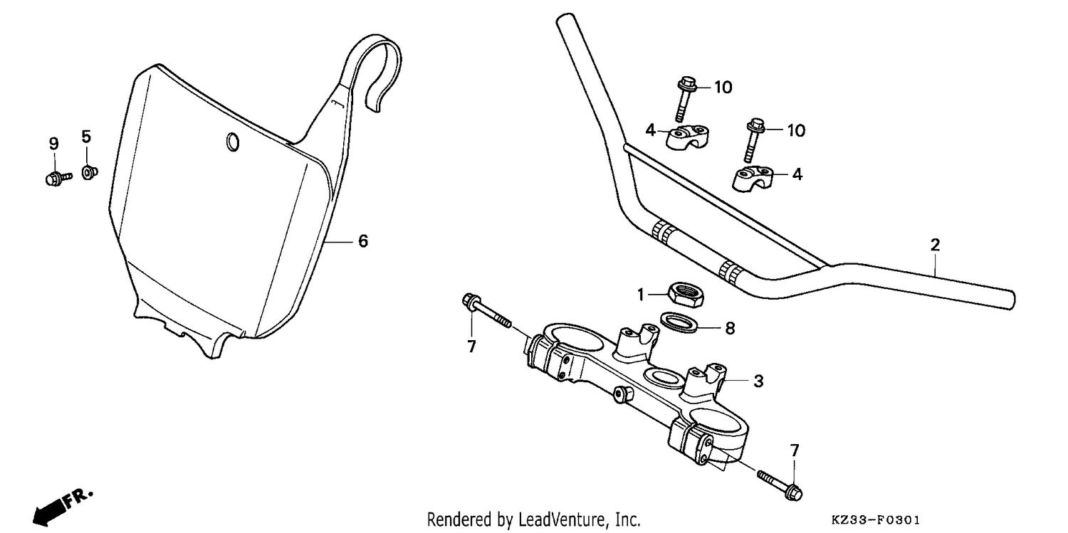 HANDLE PIPE/TOP BRIDGE